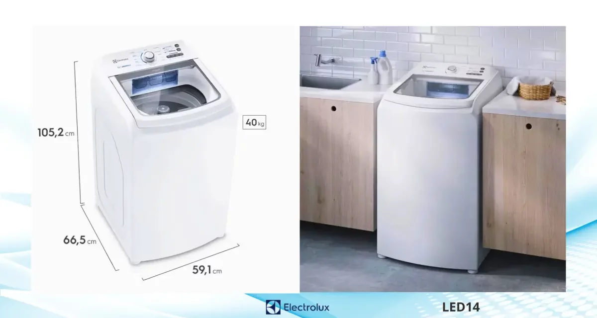 Como usar lavadora de roupas Electrolux – LED14